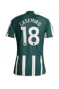 Manchester United Casemiro #18 Fotballdrakt Borte Klær 2023-24 Korte ermer